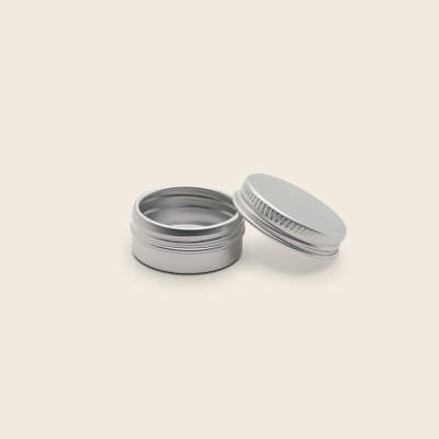 Cutie aluminiu argintie, 10ml