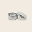 Cutie aluminiu argintie, 30ml