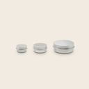 Cutie aluminiu argintie,  5ml