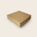 Cutie din carton kraft, insert 4 cavitati verde, 17cm*17cm*4cm