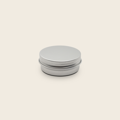 [MF017] Cutie aluminiu argintie, 30ml