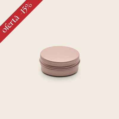 [MF018] Cutie din aluminiu rose gold, 30ml