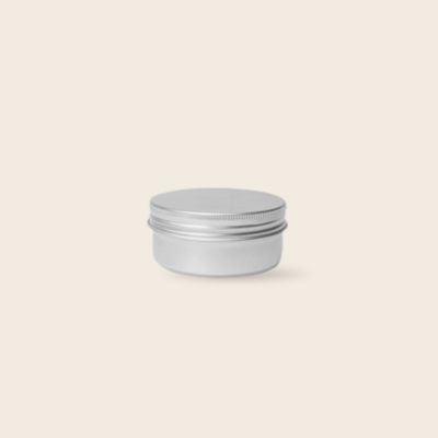 [MF045] Cutie aluminiu argintie, 50ml